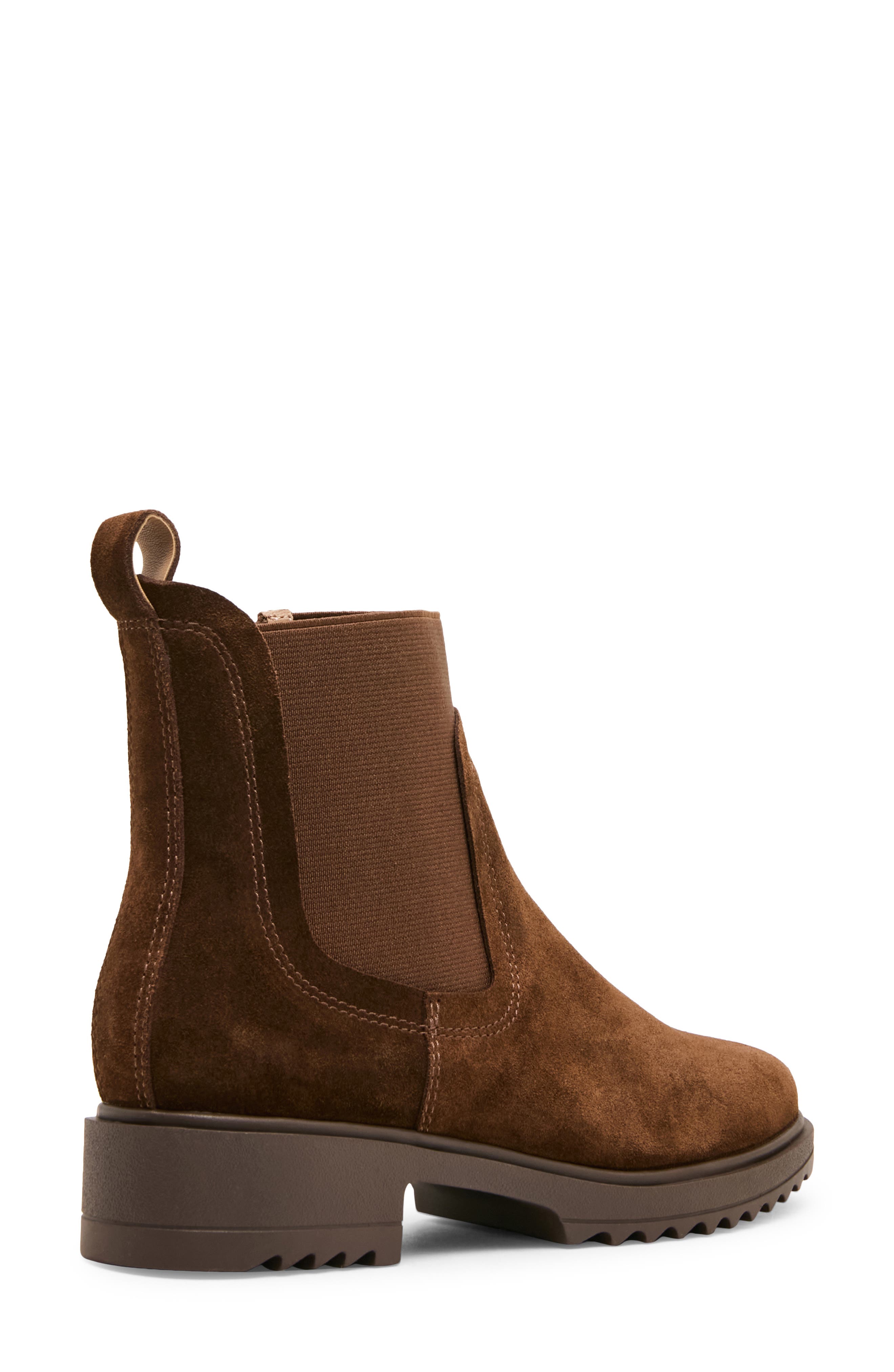 Cathleen Waterproof Platform Bootie, Alternate, color, CHOCOLATE SUEDE