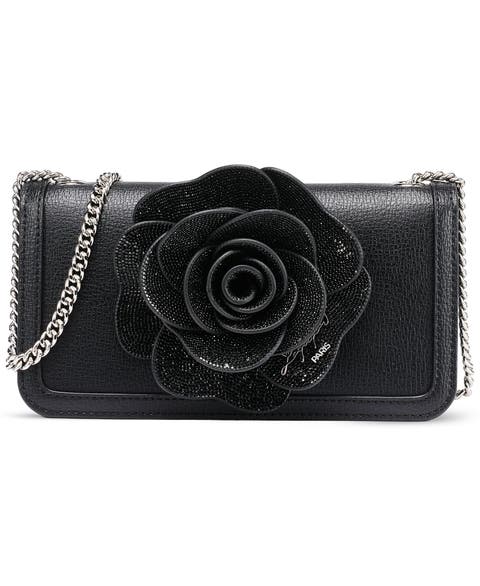 Kosette Flower Applique Crossbody