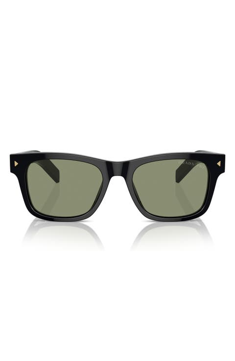 54mm Polarized Rectangular Sunglasses