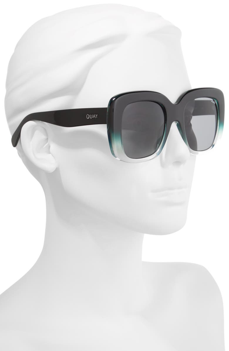 QUAY Australia Day After Day 53mm Square Sunglasses, Alternate, color, 