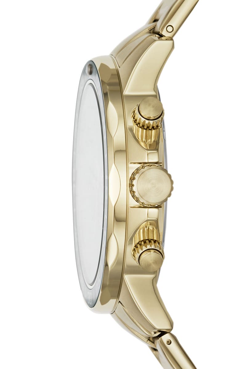 Fossil Men's Bannon Multifunction Gold-Tone Stainless Steel Watch, 45mm, Alternate, color, 