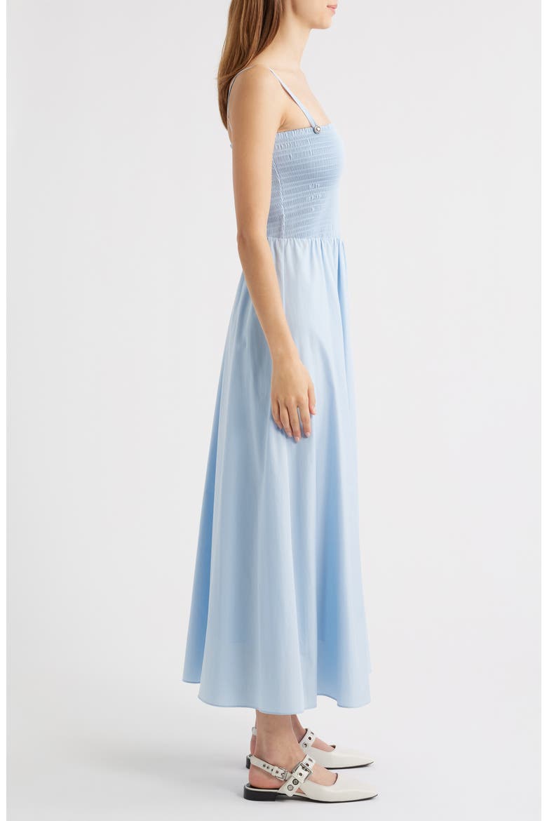 Hallie Cotton Poplin Dress, Alternate, color, LTBLU
