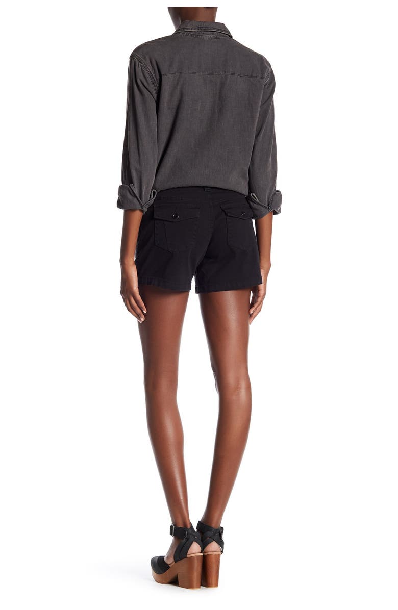 SUPPLIES BY UNIONBAY Alix Twill Shorts, Alternate, color, Black