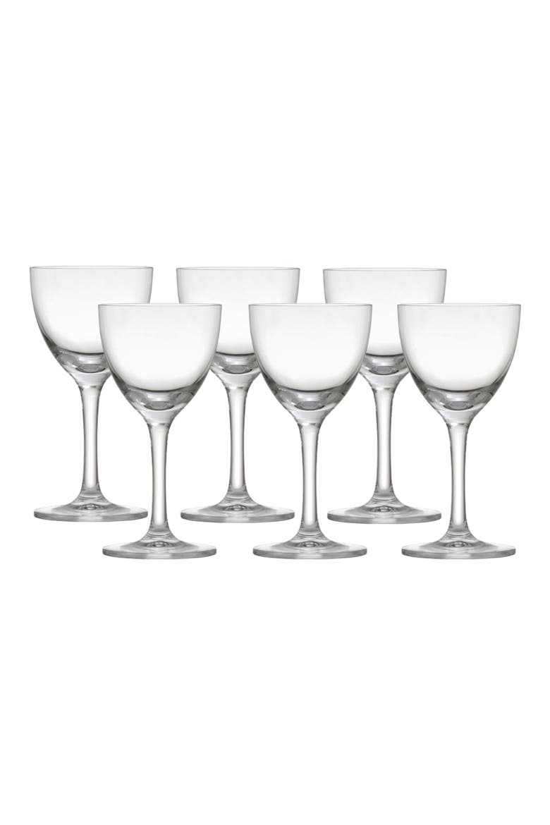 Schott Zwiesel Bar Special Set of 6 Wine Glasses, Main, color, CLEAR