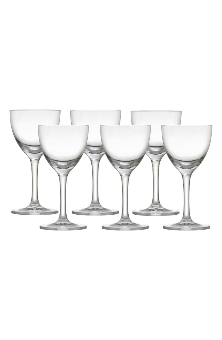 Fortessa Schott Zwiesel Bar Special Set of 6 Wine Glasses, Main, color, Clear