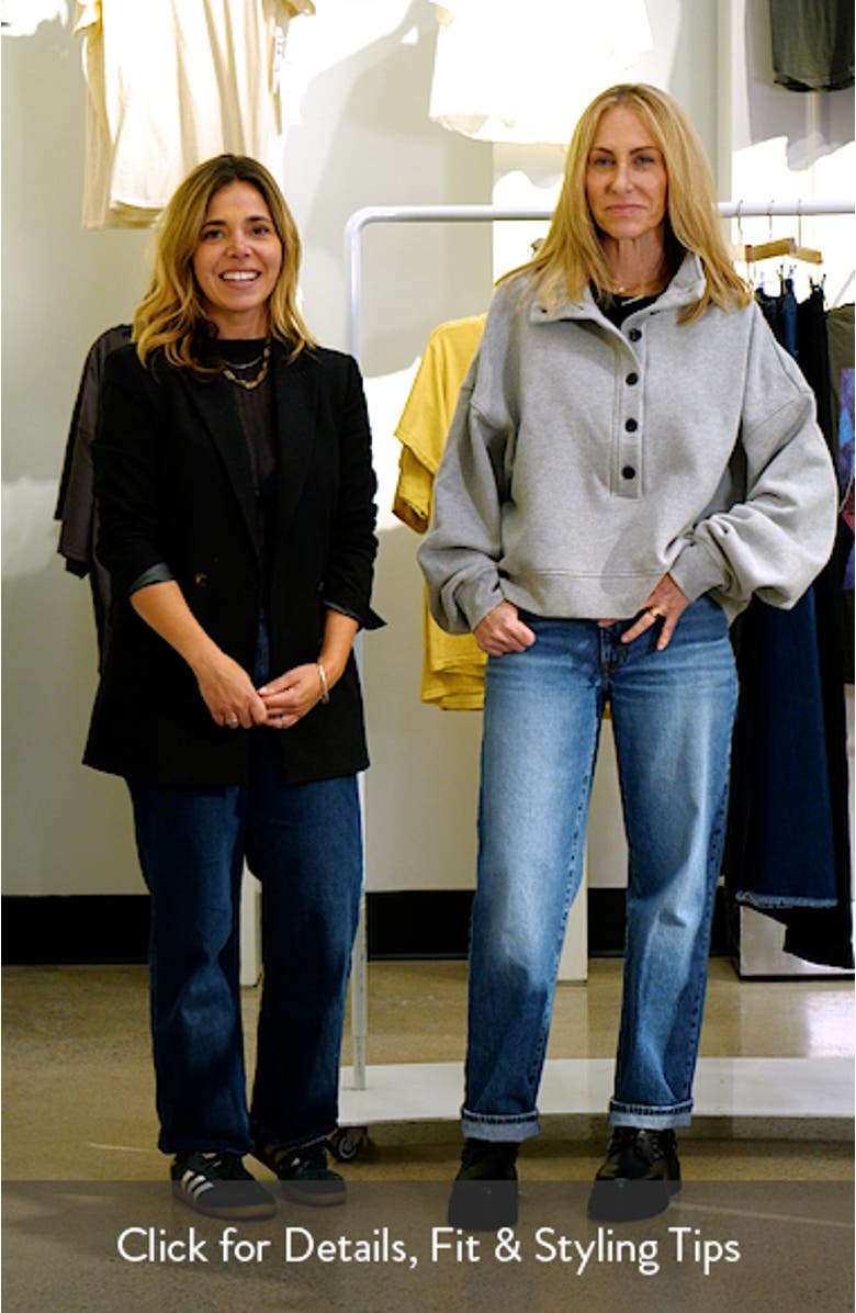 Mirelle Funnel Neck Cotton Blend Sweatshirt, sales video thumbnail