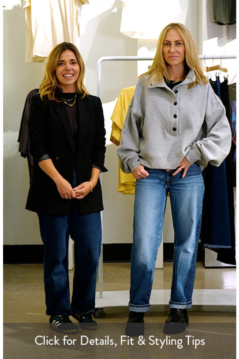 Mirelle Funnel Neck Cotton Blend Sweatshirt video