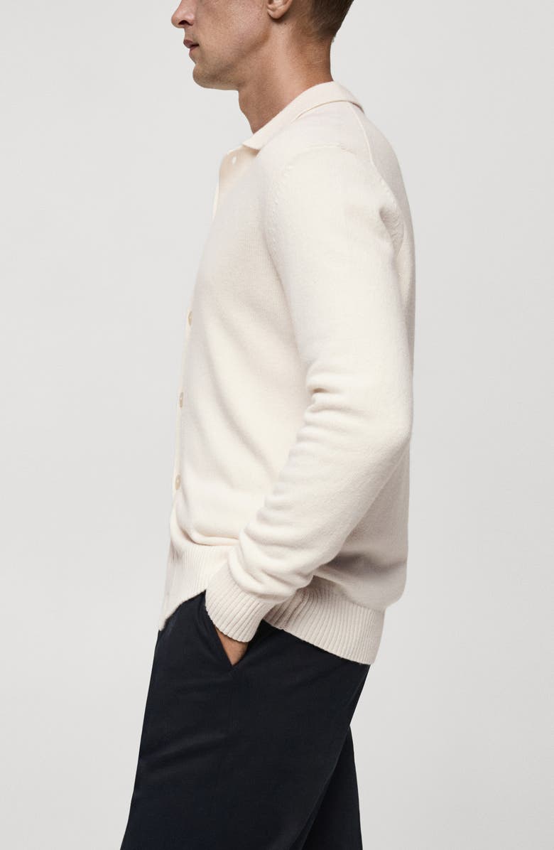 MANGO Polo Cardigan, Alternate, color, 