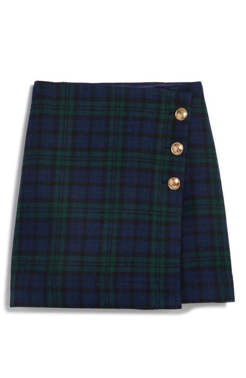 Meg Wool Blend Miniskirt