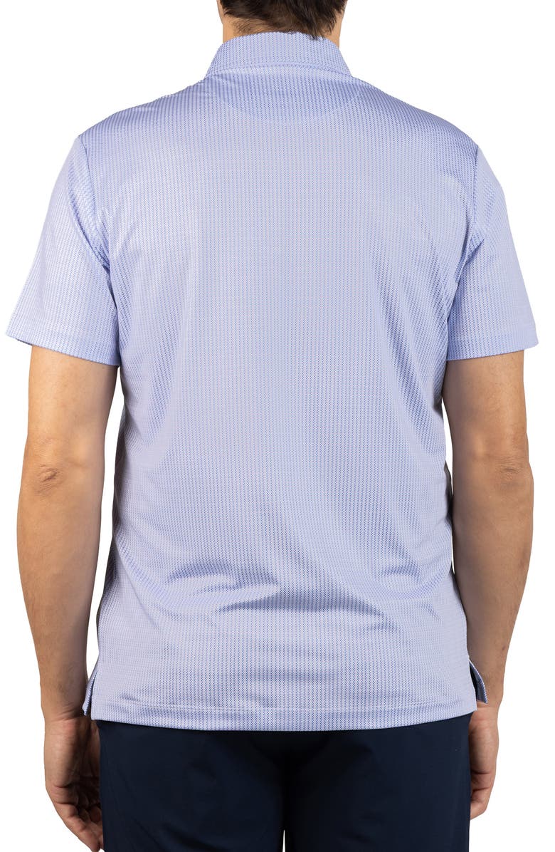 TailorByrd Dots Print Performance Polo, Alternate, color, Blue