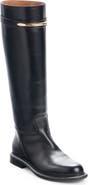 Givenchy Pinch Knee High Leather Boot