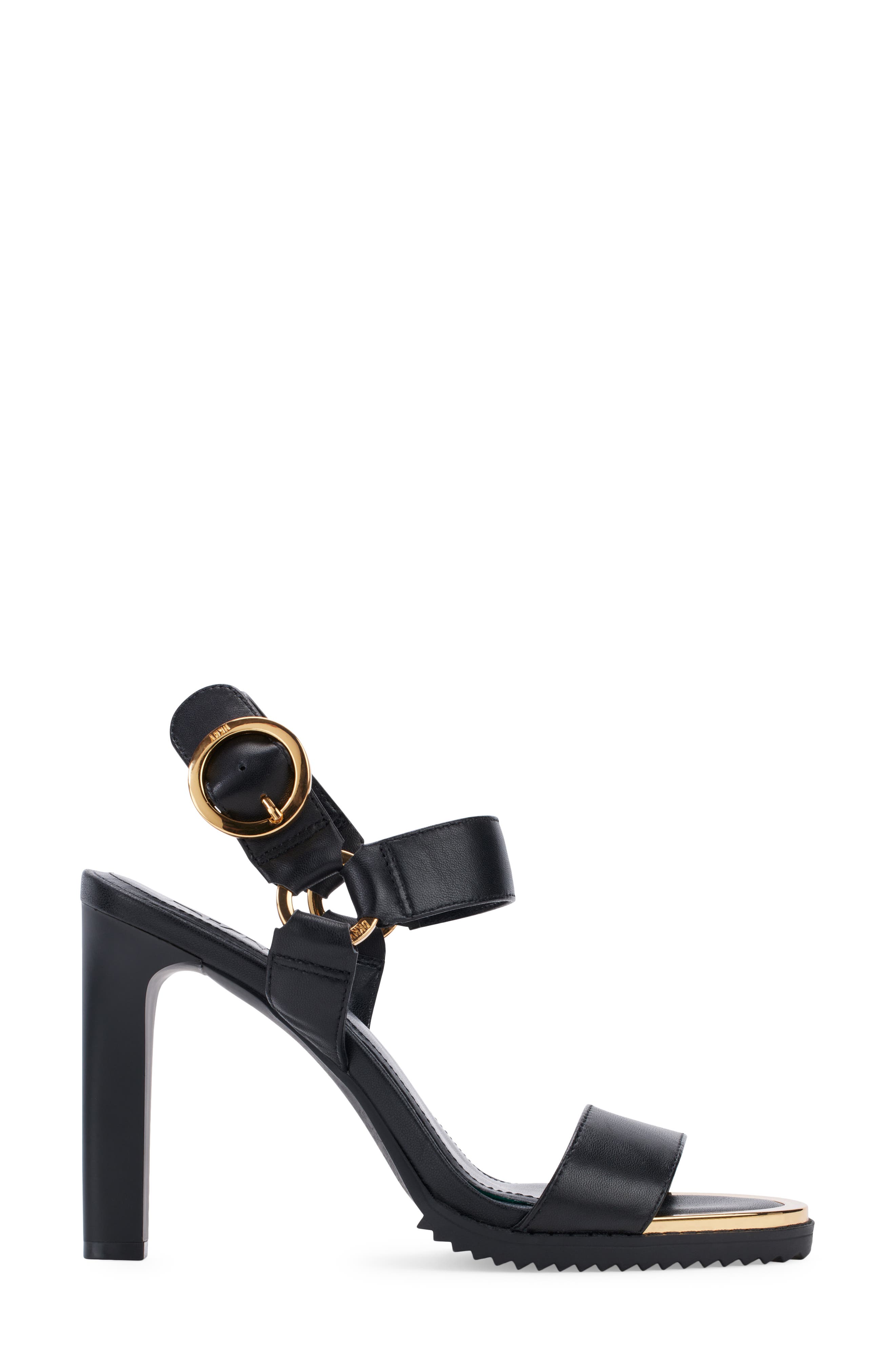 DKNY Blaire Harness Strap Sandal, Alternate, color, Black