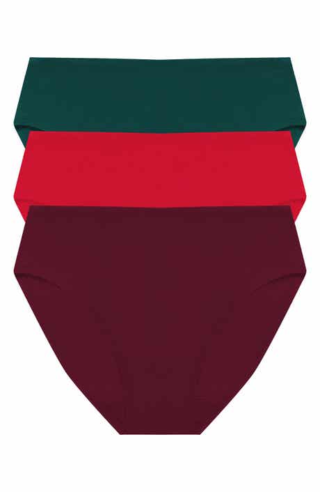 Natori Bliss Bare Assorted 3-Pack Stretch Cotton Hipster Briefs