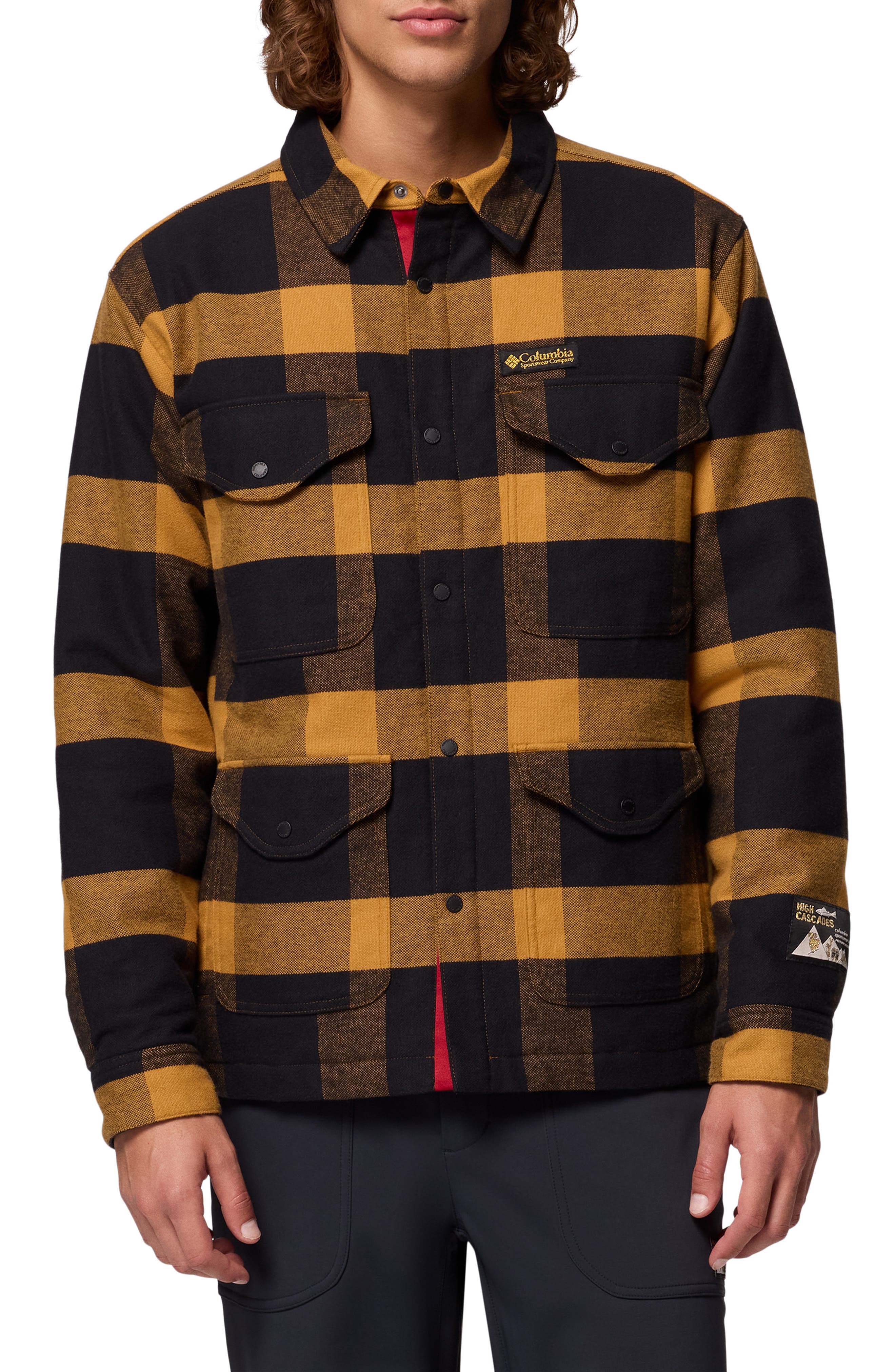 Columbia High Cascades Plaid Shirt Jacket
