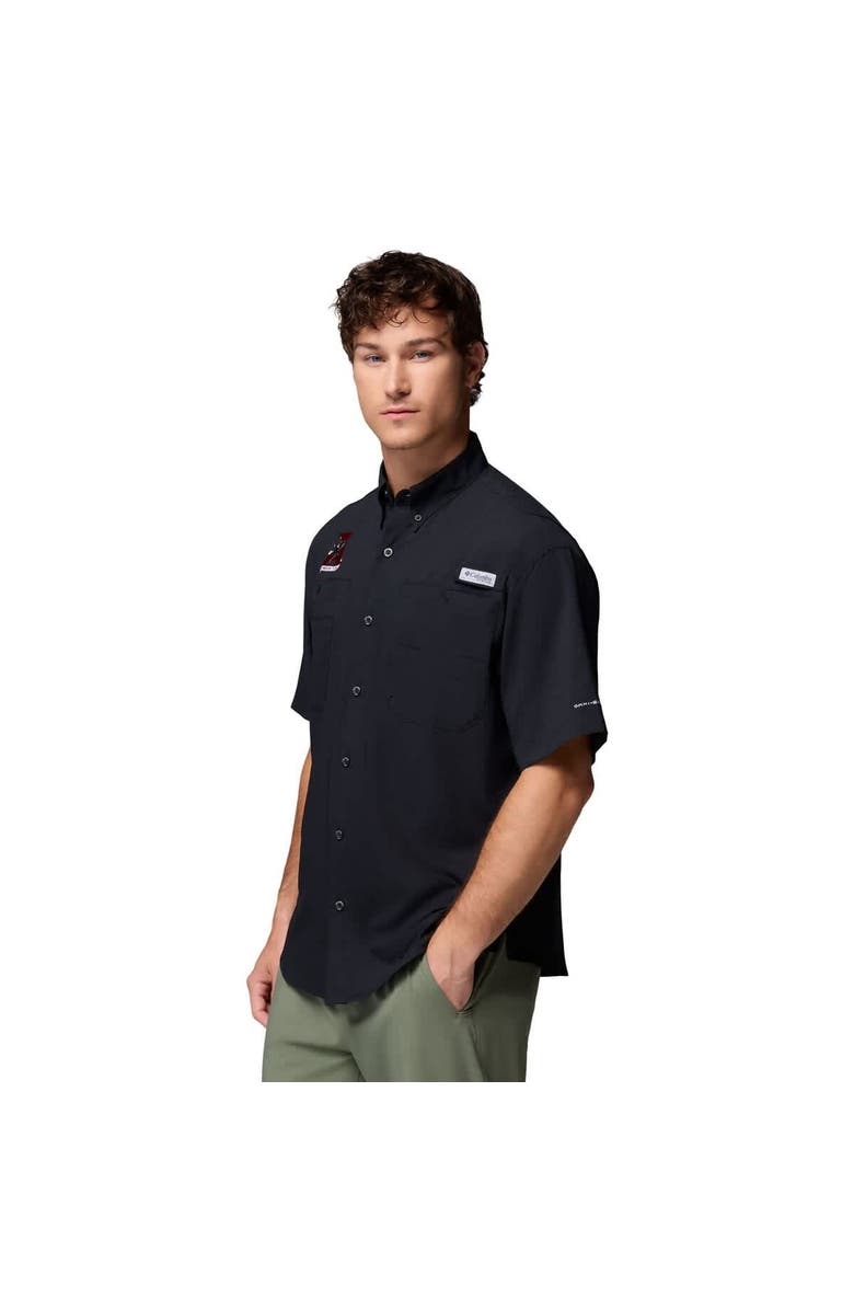 Columbia Men's Columbia Black Alabama Crimson Tide Tamiami Omni-Shade Button-Down Shirt, Alternate, color, Black