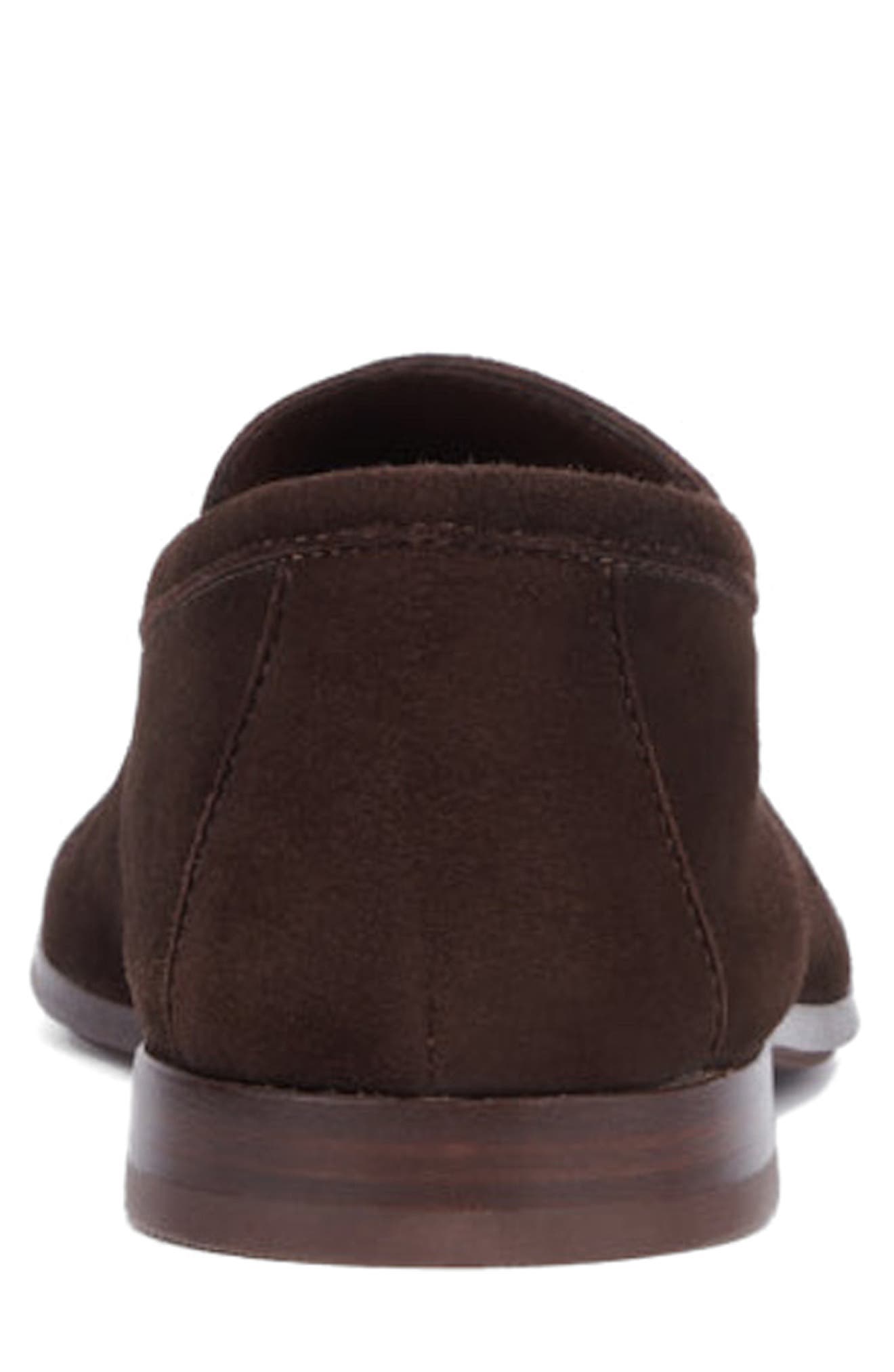 Aquatalia Jon Penny Loafer, Alternate, color, Dark Brown