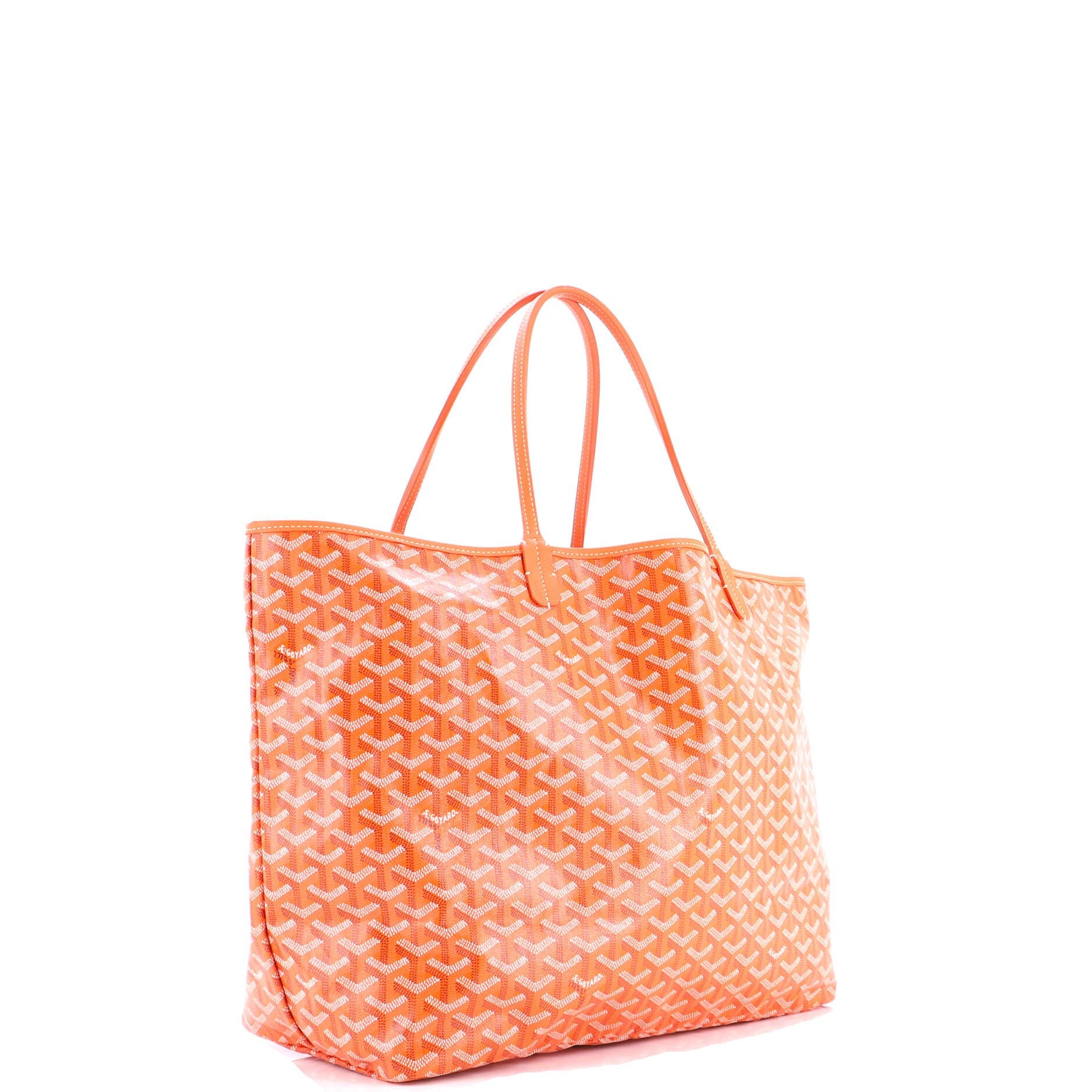 Pre-Owned Goyard Saint Louis Tote Coated Canvas GM, Alternate, color, Orange