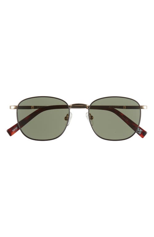 Le Specs Neptune Deux 52mm Square Sunglasses In Green