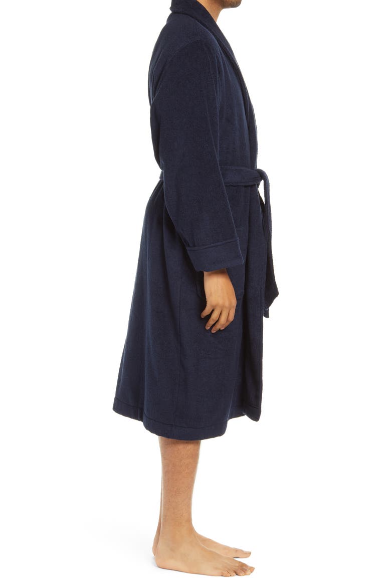 Hydro Cotton Robe, Alternate, color, NAVY BLAZER