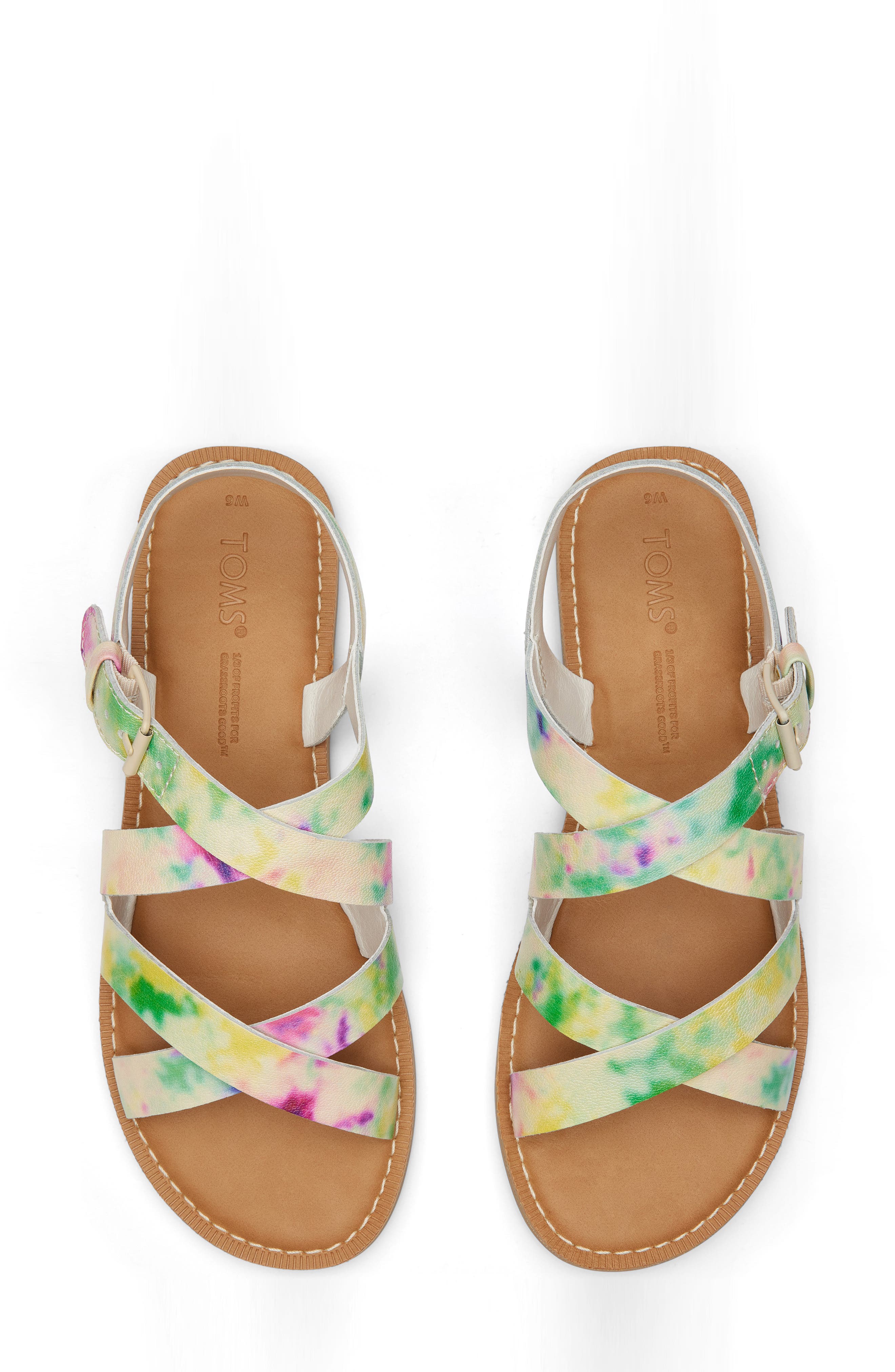 TOMS Sicily Flat Sandal, Alternate, color, 