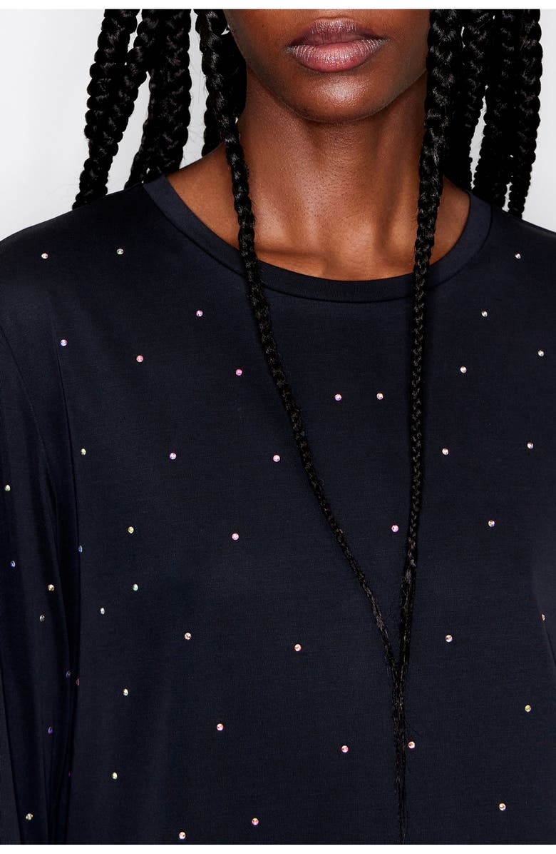 Bimba y Lola Flowing Dress Anthracite Glitter, Alternate, color, Anthracite