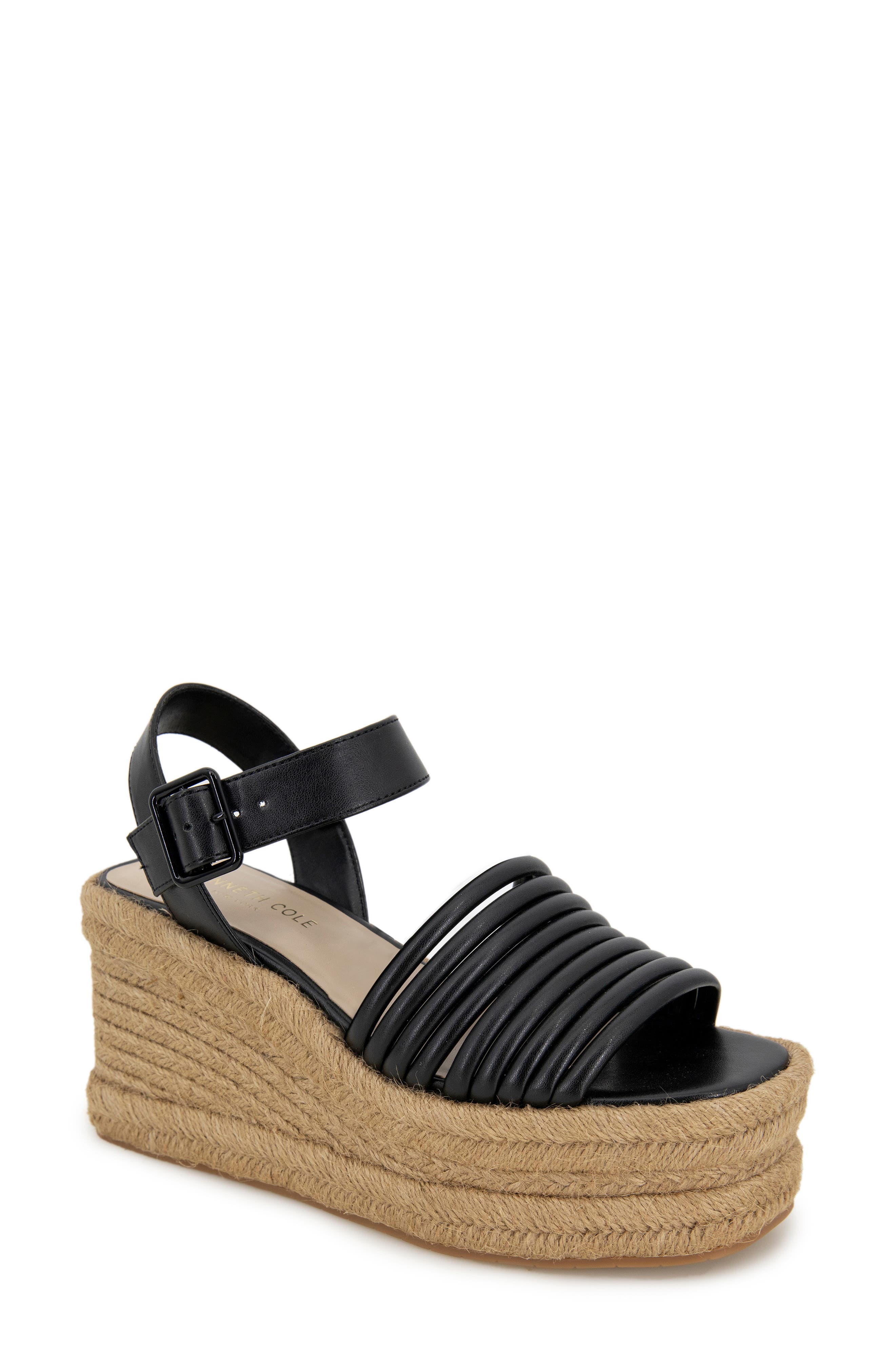Kenneth Cole Shelby Espadrille Wedge Sandal, Main, color, 