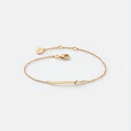 Sara Patino Arc with White Topaz Bracelet