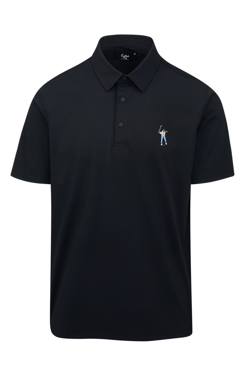 Eastside Golf Snap Placket Performance Golf Polo, Alternate, color, Black