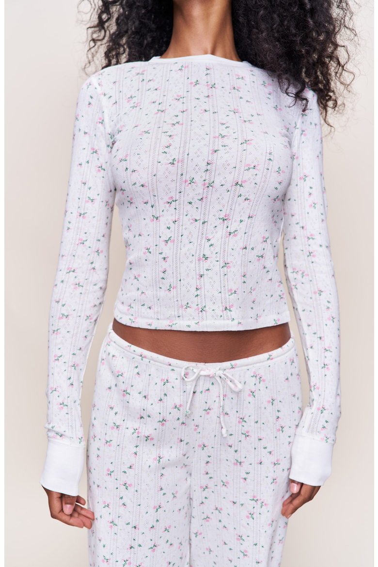 Honey Long Sleeve Top, Main, color, Sweet Petal