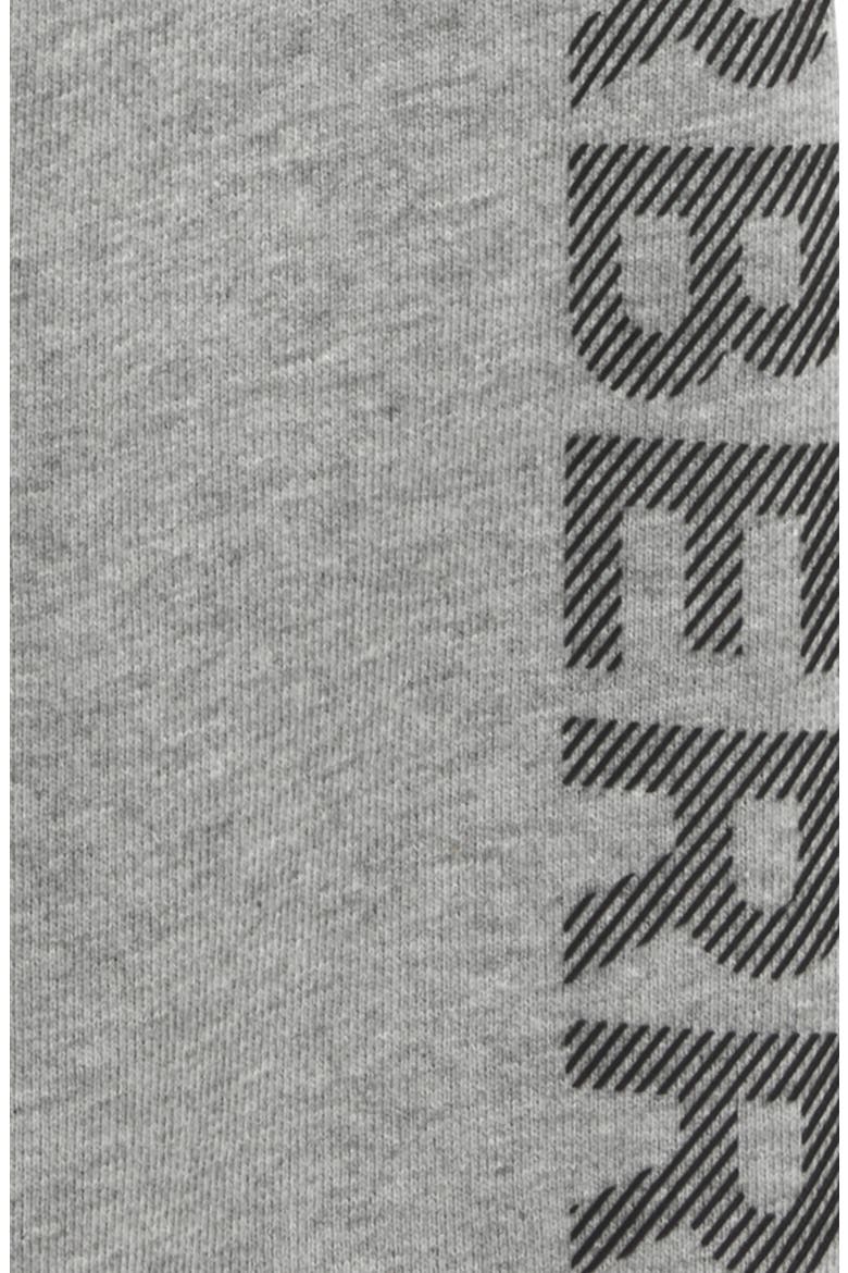 Linus Logo Print Cotton Joggers, Alternate, color, GREY MELANGE/ BLACK