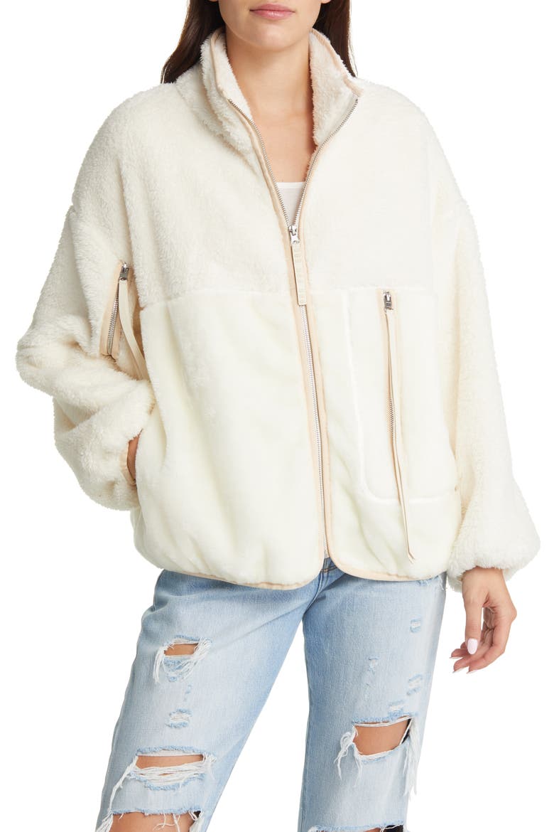 Marlene II Fleece Jacket, Alternate, color, CREAM