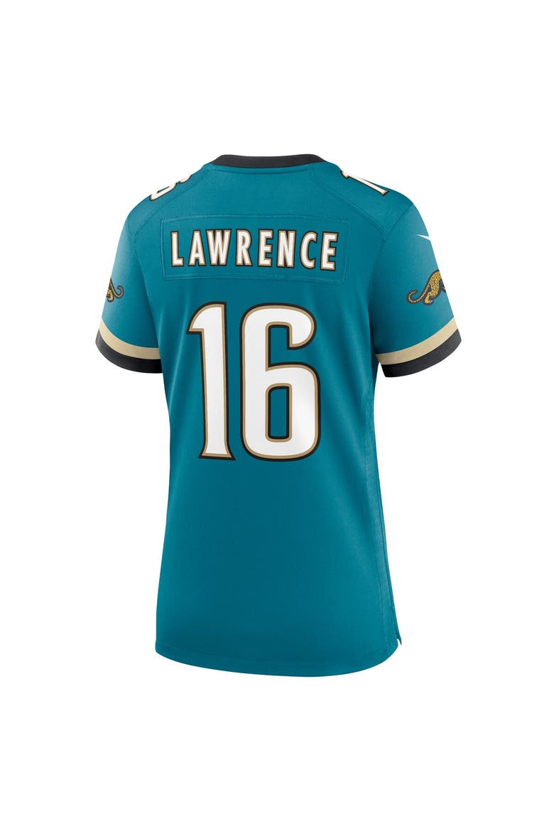 Women's Nike Trevor Lawrence Teal Jacksonville Jaguars Prowler Throwback Game Jersey, Alternate, color, Teal