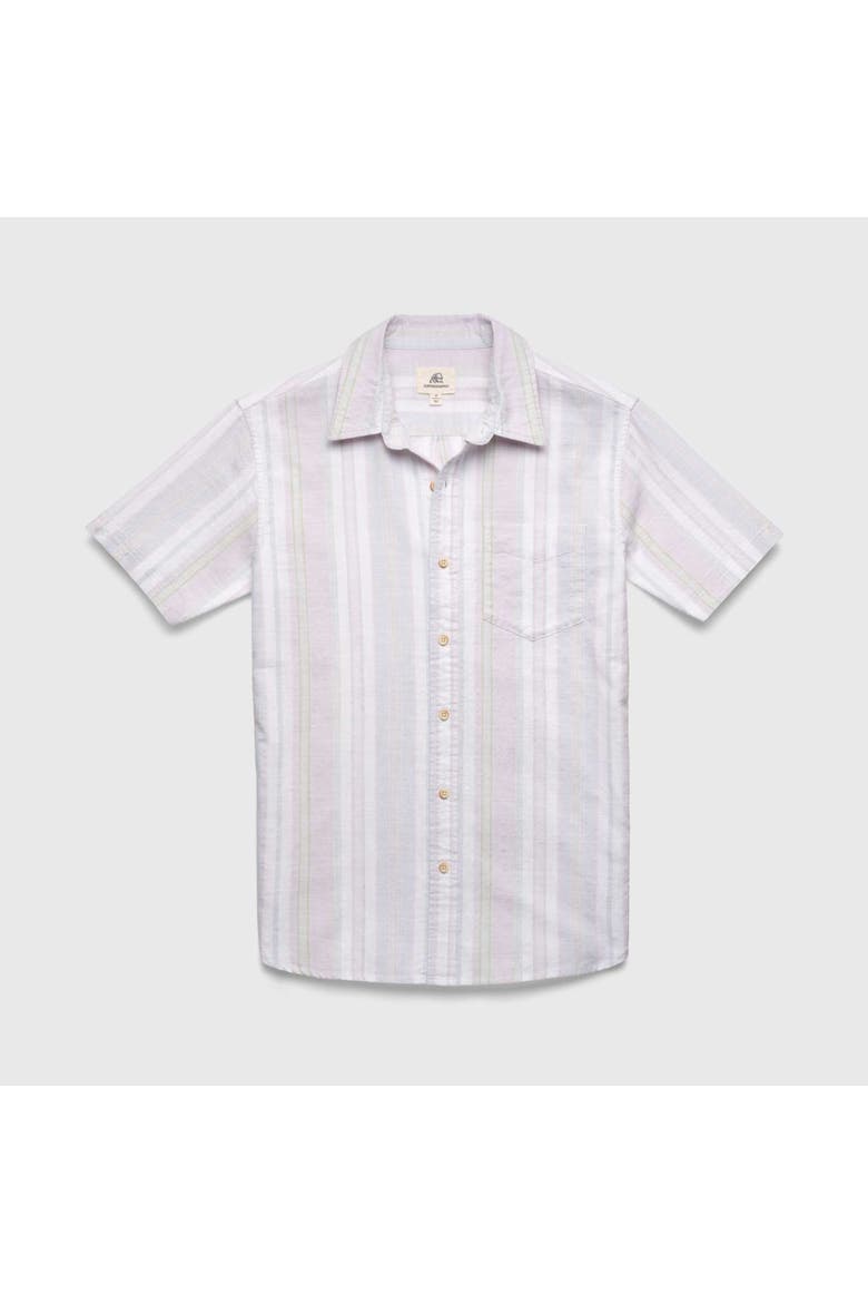Joey Stripe Cabana Shirt, Main, color, White