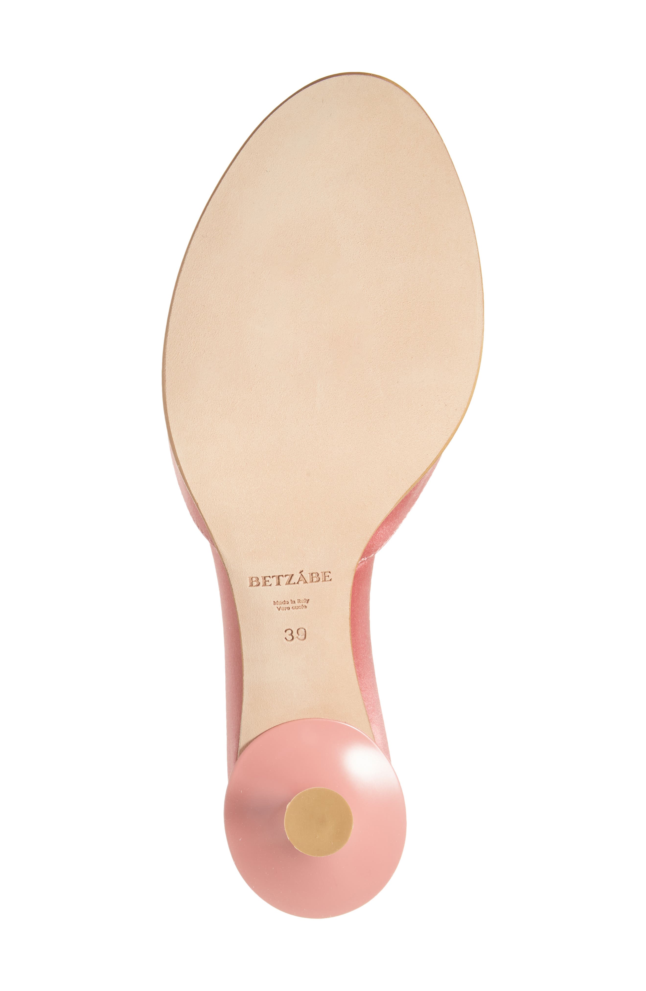 BETZÁBE Jenni Crystal Embellished Sandal, Alternate, color, Flamingo Satin