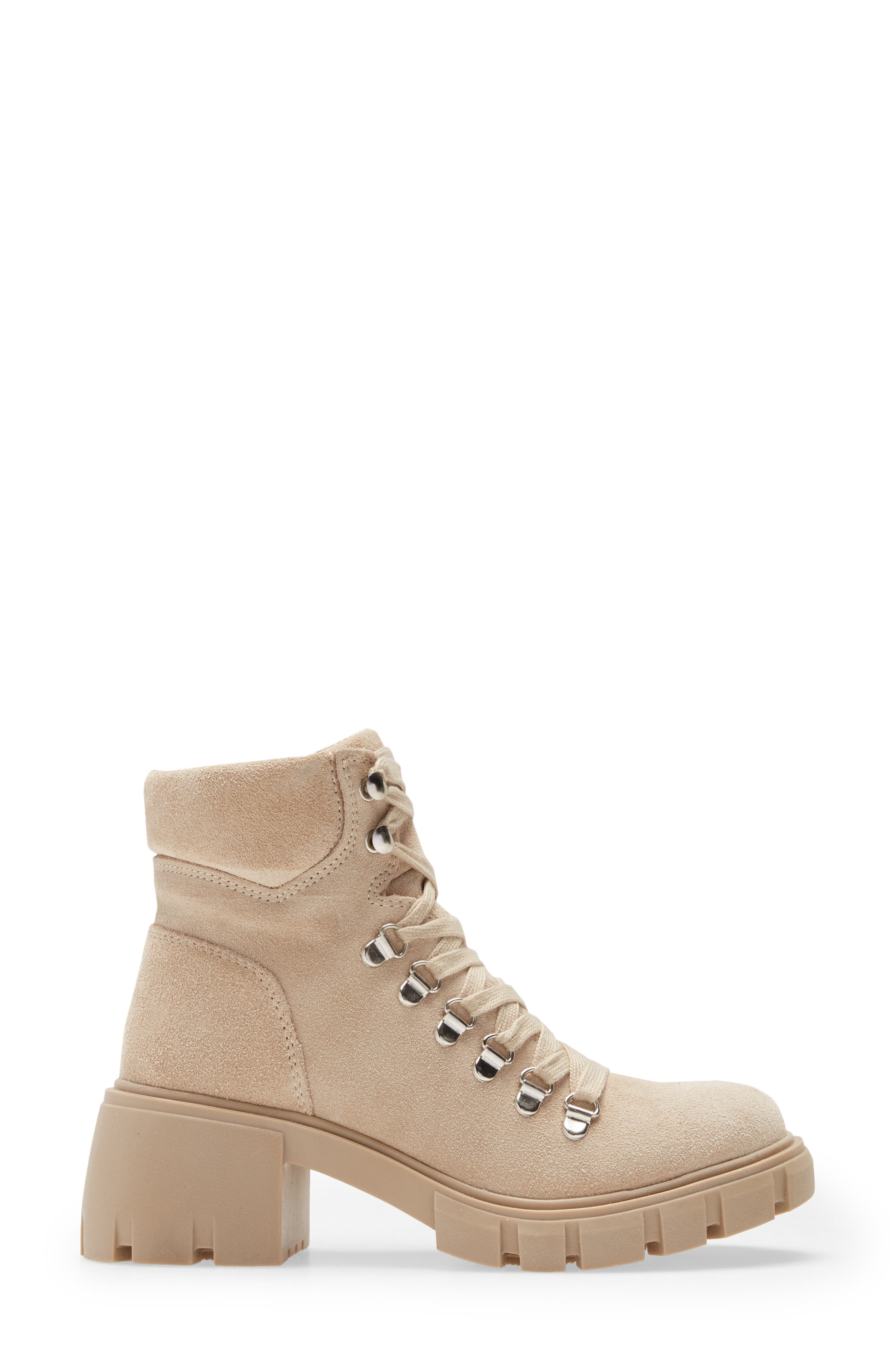 Hint Lace-Up Boot, Alternate, color, SAND SUEDE