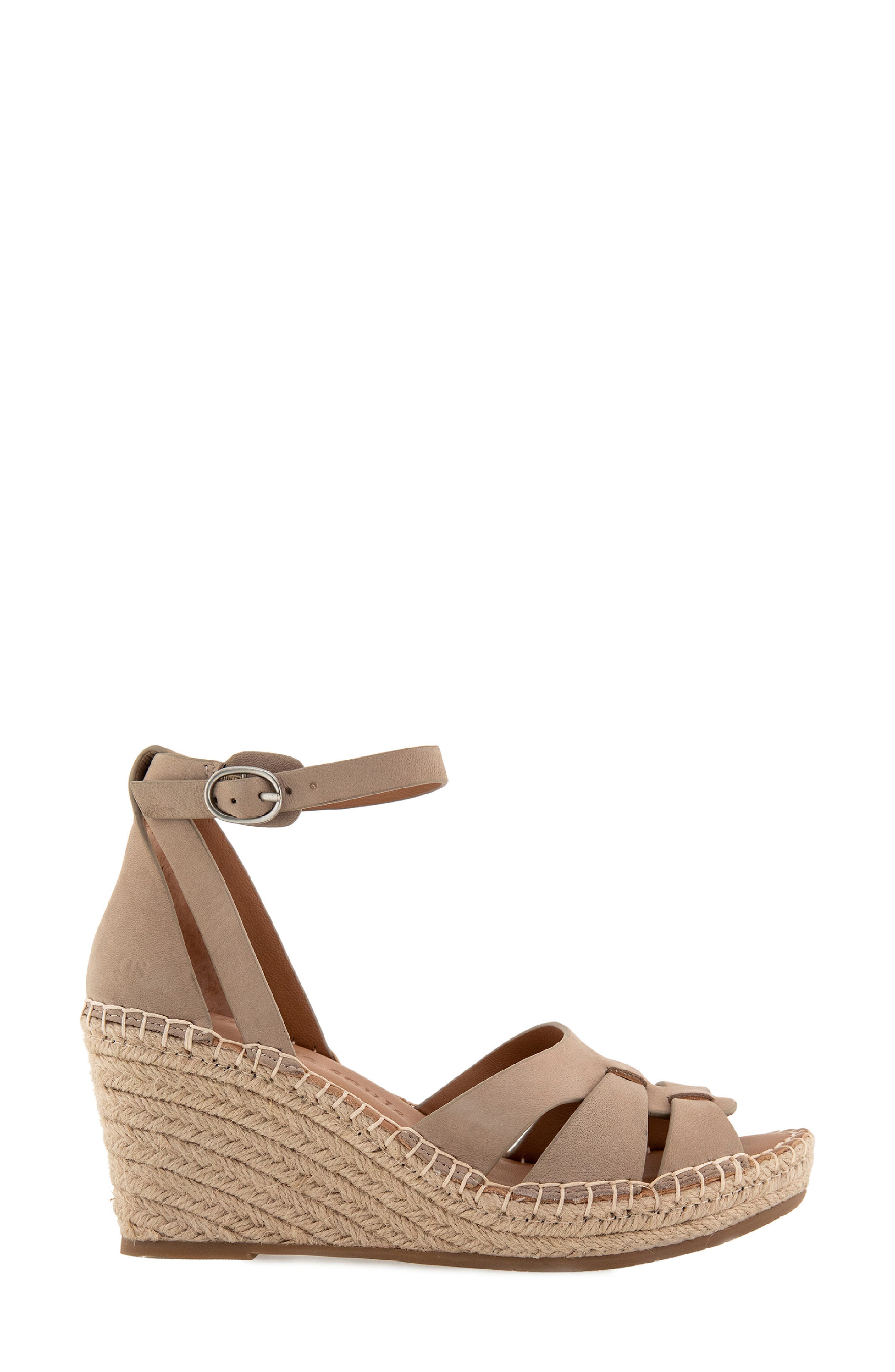 Espadrille Wedge Sandal, Alternate, color, MUSHROOM NUBUCK