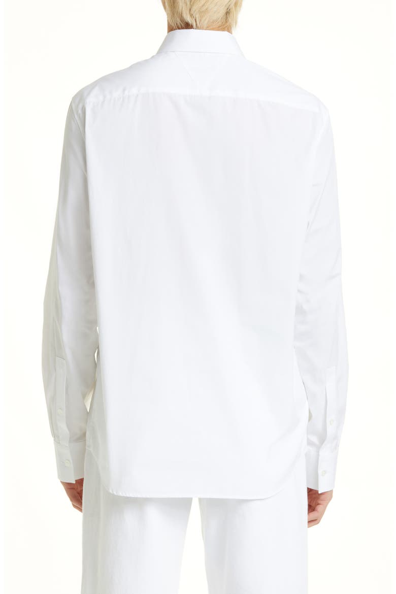 Classic Cotton Poplin Button-Up Shirt, Alternate, color, WHITE