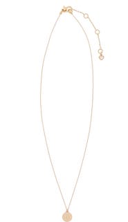 Kate Spade New York mini initial pendant necklace