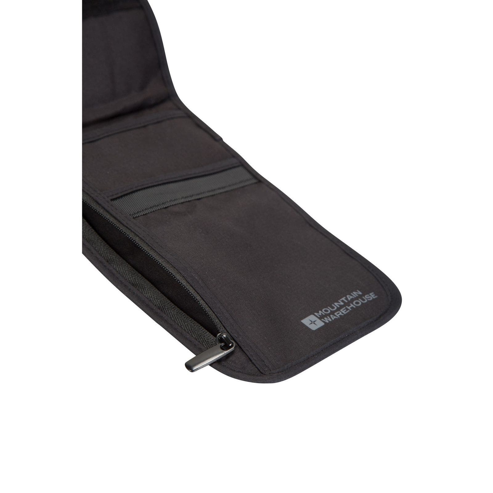 Logo Rfid Blocking Neck Pouch, Alternate, color, Black