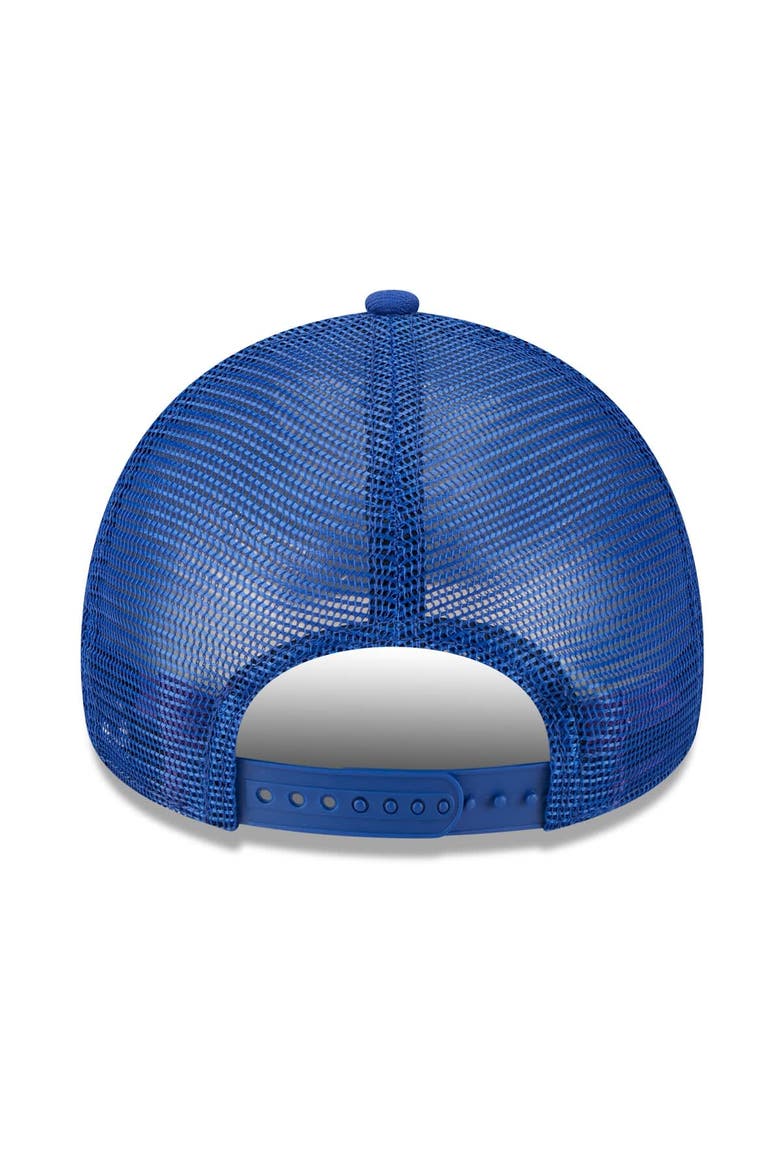 Men's New Era  Royal Chicago Cubs 2025 Big League Chew A-Frame 9FORTY Adjustable Trucker Hat, Alternate, color, Royal