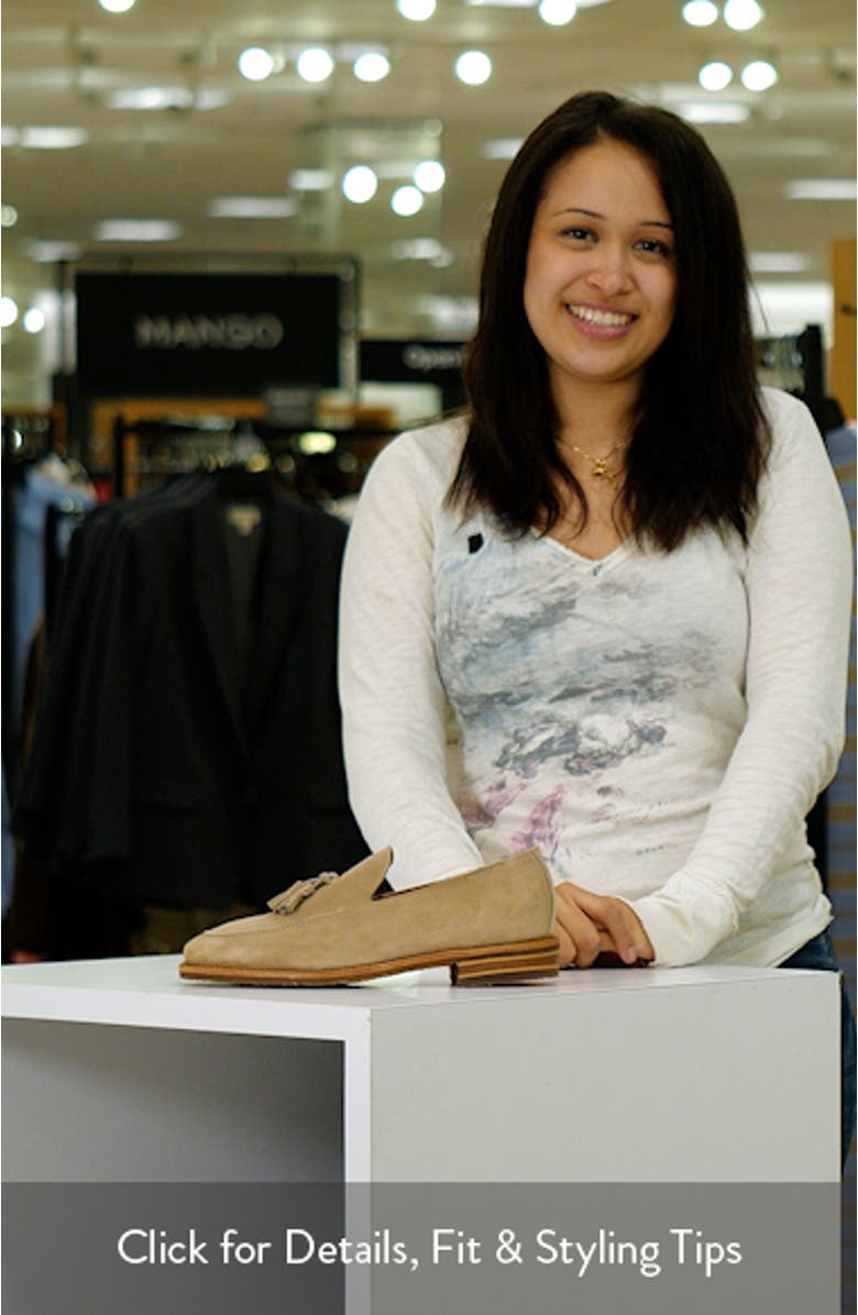Roman Suede Tassel Loafer, sales video thumbnail