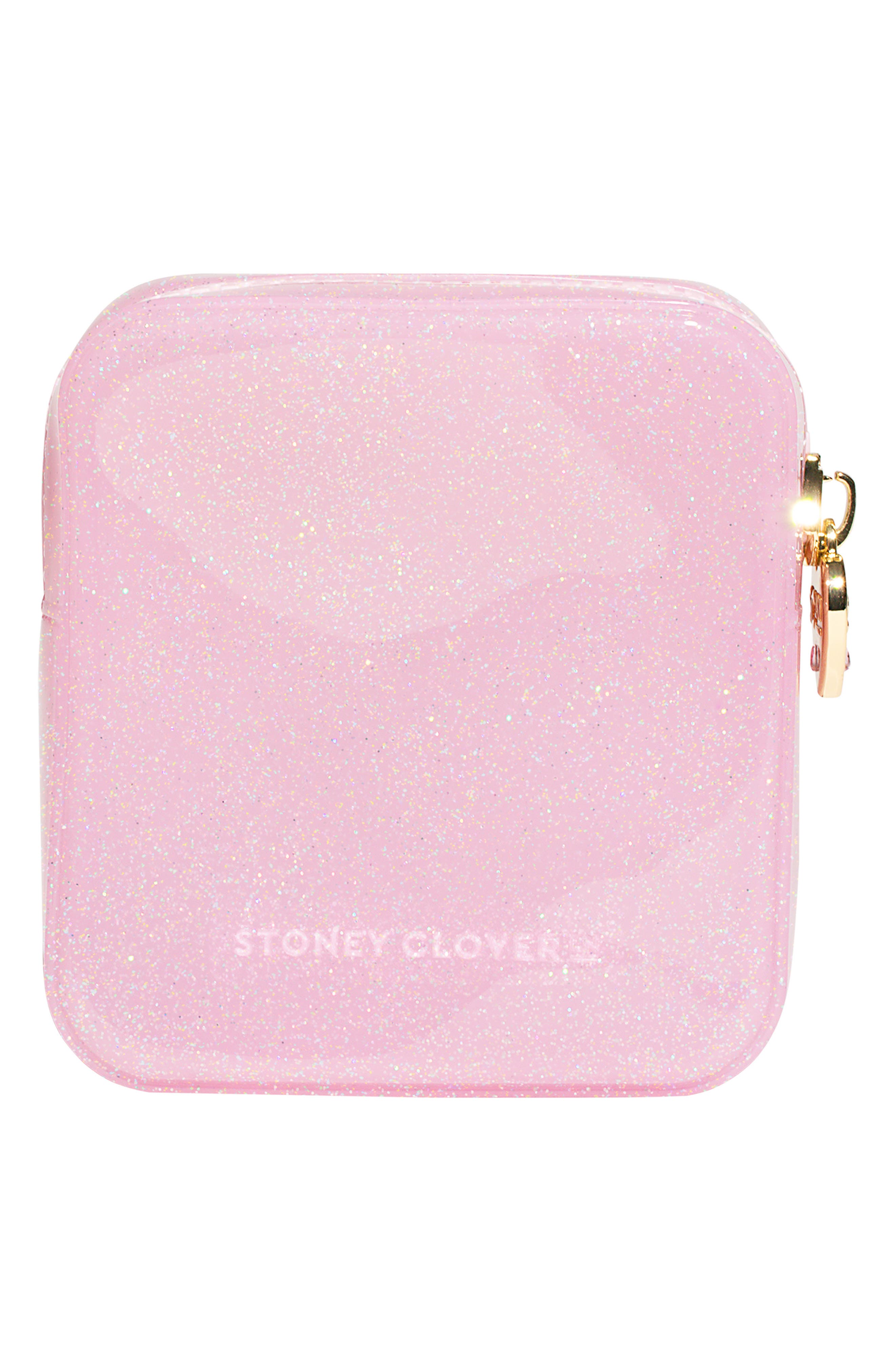 Mini Nylon Pouch, Alternate, color, FLAMINGO
