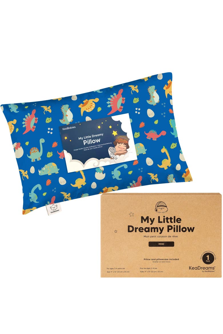 Mini Toddler Pillow With Pillowcase, Main, color, DinoWorld