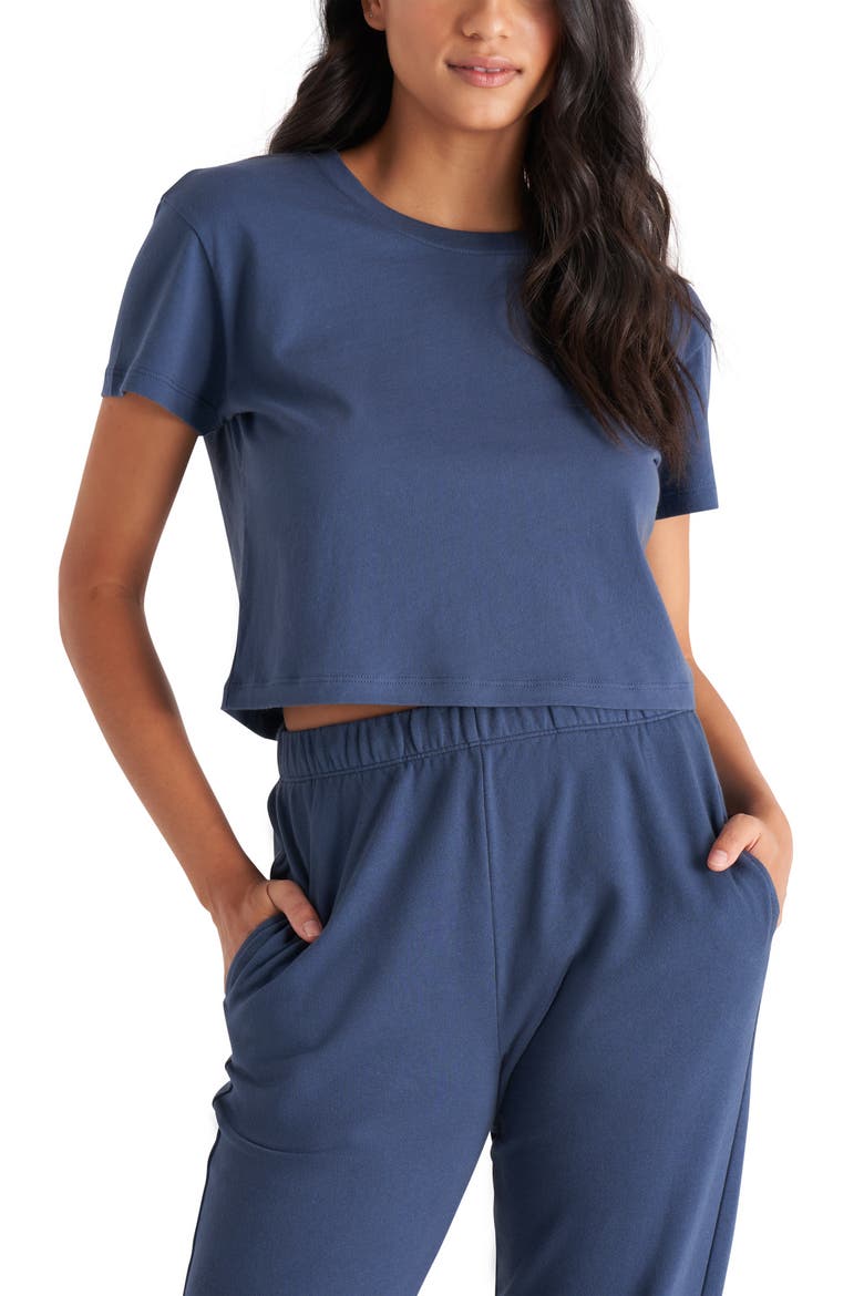 The Crop Top, Main, color, Vintage Navy