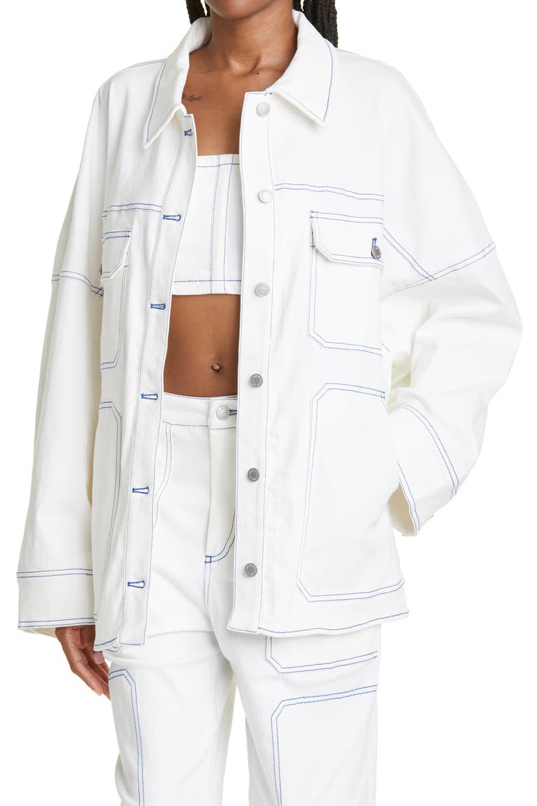 Cooper Shirt Jacket, Alternate, color, WHITE
