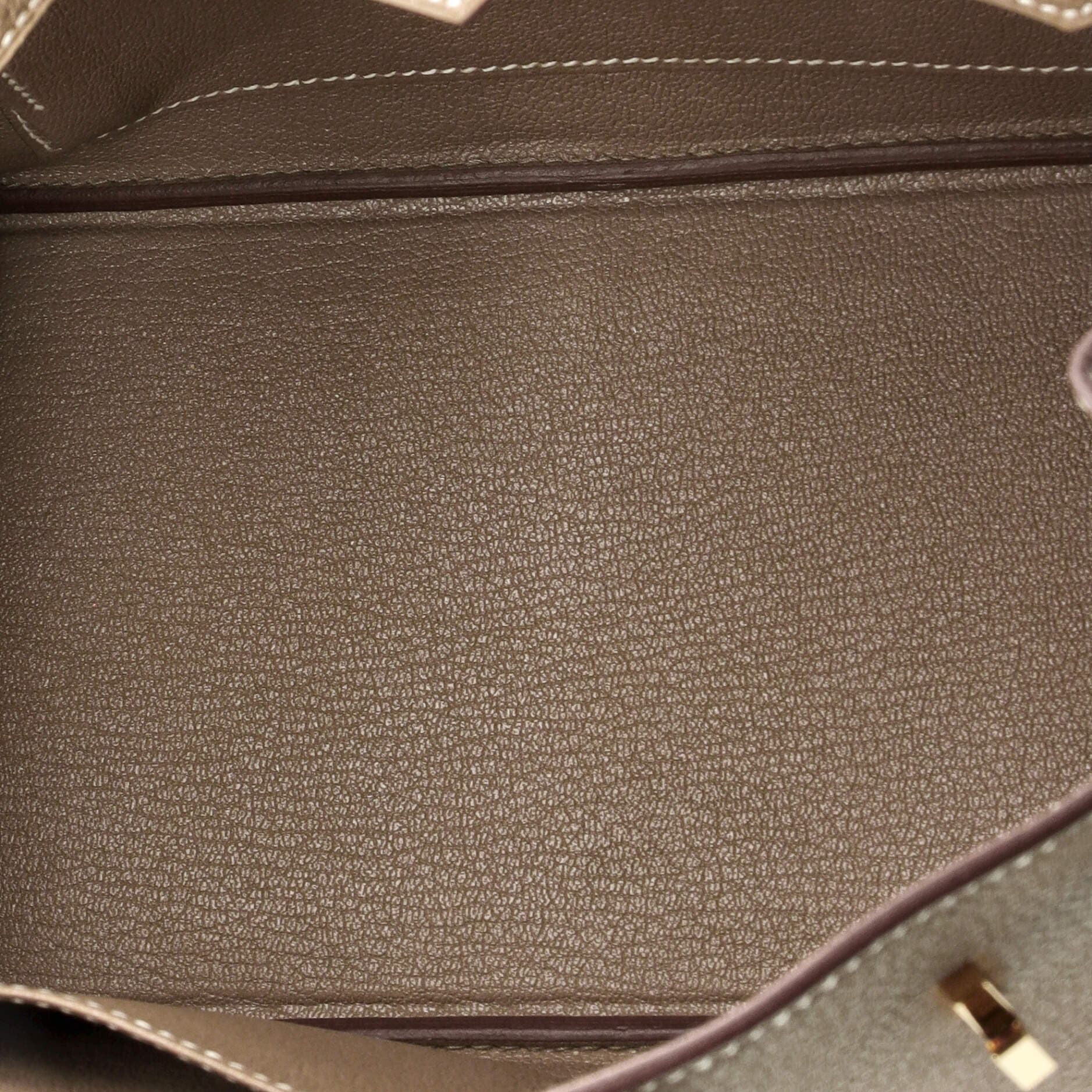 Pre-Owned Hermes Birkin Handbag Grey Togo with Gold Hardware 25, Alternate, color, 