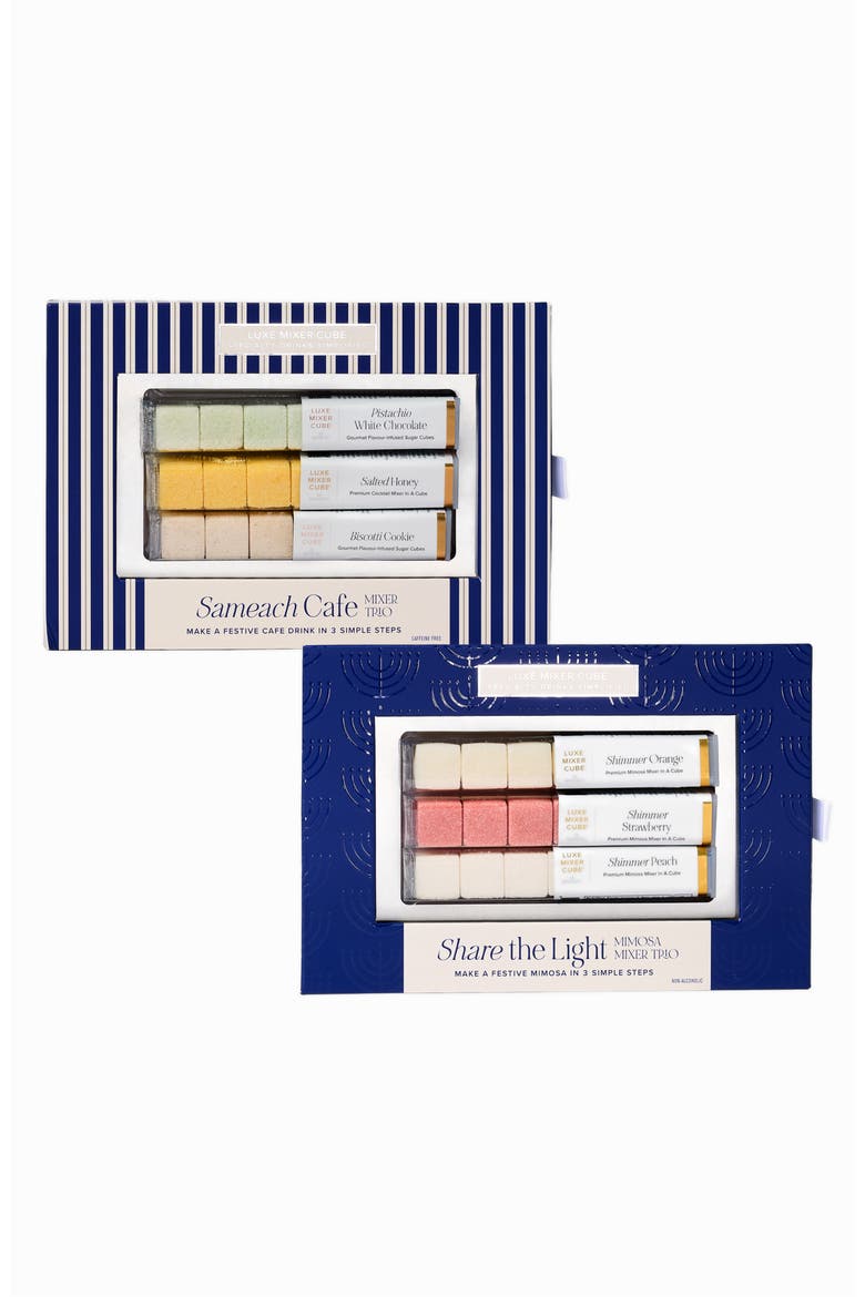 Festival of Lights Coffee & Champagne Mixer Gift Set, Main, color, MULTI