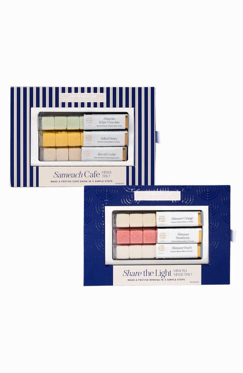 Festival of Lights Coffee & Champagne Mixer Gift Set