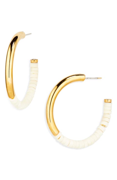 Karamu Mixed Media Hoop Earrings