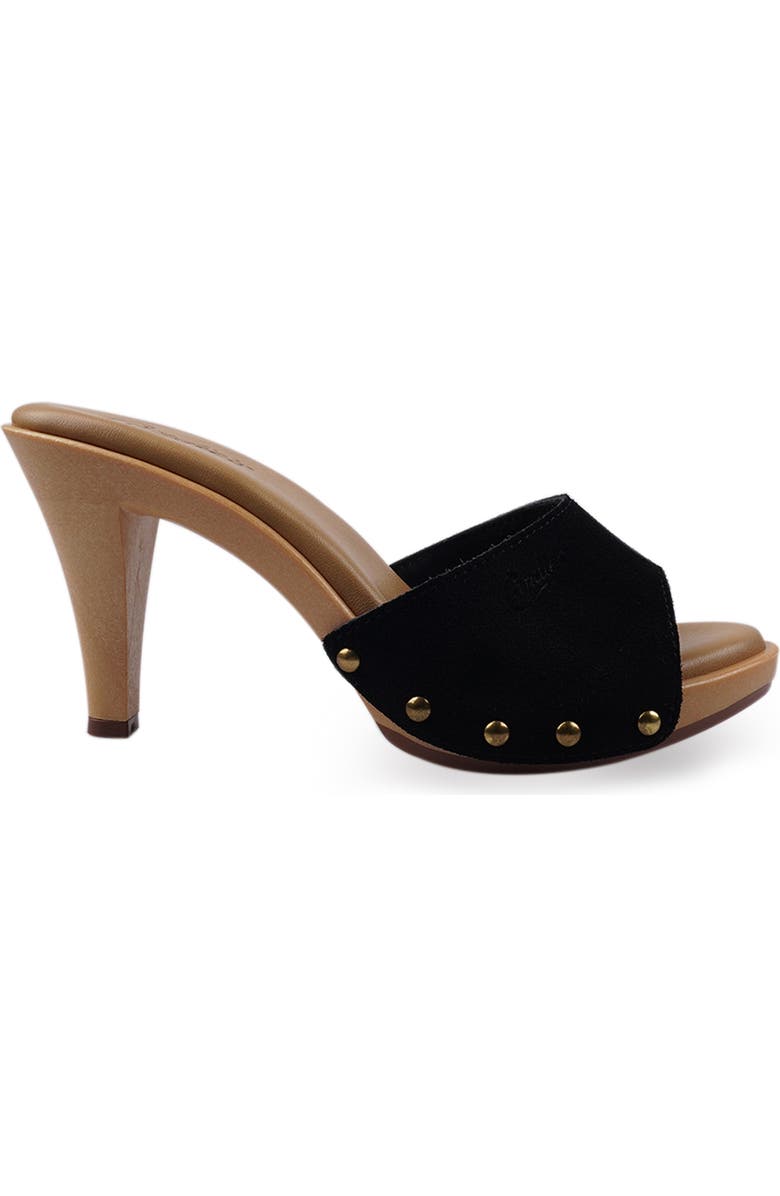Candie's Emiliana Platform Sandal, Alternate, color, Black Suede